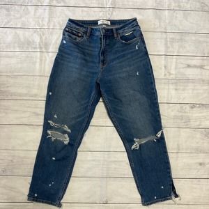 Abercrombie and Fitch The Mom High Rise Curve Love Jean Size 28 (6)
